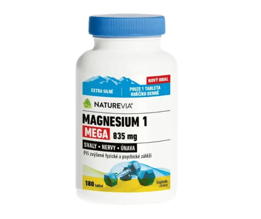 14262-naturevia magnesium 1 mega 835mg tbl.180